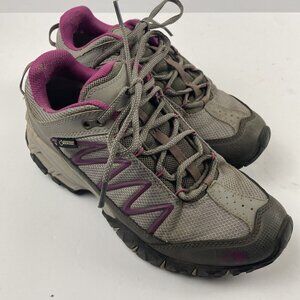 The North Face Ultra 110 GTX  Shoes Women's 9.5 Gore-Tex Hiking Gray Purple